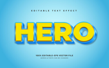 superhero text effect