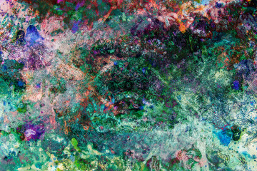 Marble. Liquid paints. Grunge texture. Abstract painting. Modern art.