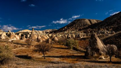 The mountains of Cappadocia, Turkey.