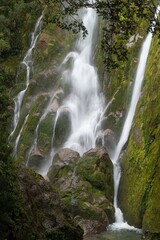 Fototapeta premium waterfall in the mountains