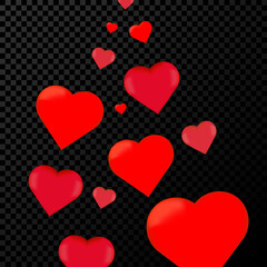 Perfect Love symbol. Heart Icon Vector. Vector illustration.