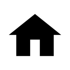 Home icon isolated on white background