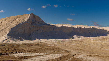 Salt extraction, La Aurora, Levalle, Buenos Aires, Argentina.