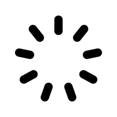 Loading icon isolated on white background