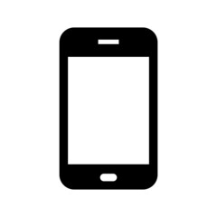 Smartphone icon isolated on white background