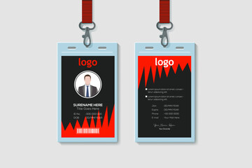 Creative Multipurpose Identity Card Template, Professional Identity Card Template Vector for Employee and Others