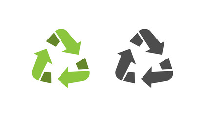 Recycle icon sign vector design