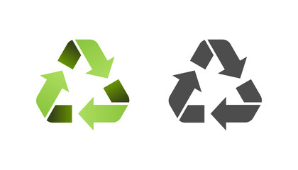 Obraz premium Recycle icon sign vector design