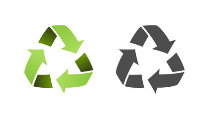 Obraz premium Recycle icon sign vector design