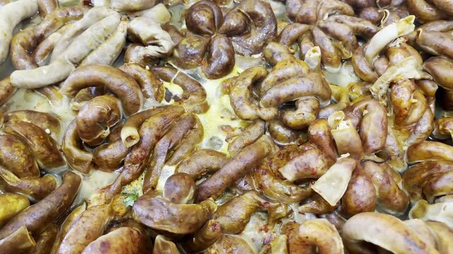 Turkish Traditional Food Mumbar Made With Sheep Gut and Rice