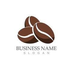 coffee bean icon vector
