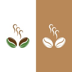 coffee bean icon vector