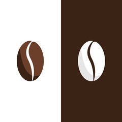 coffee bean icon vector