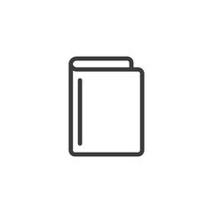 Book icon with white background