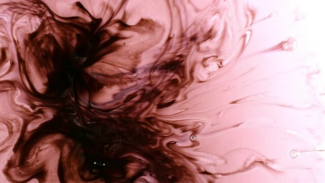 Abstract Ink Drops and Spread
