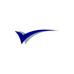 blue check mark