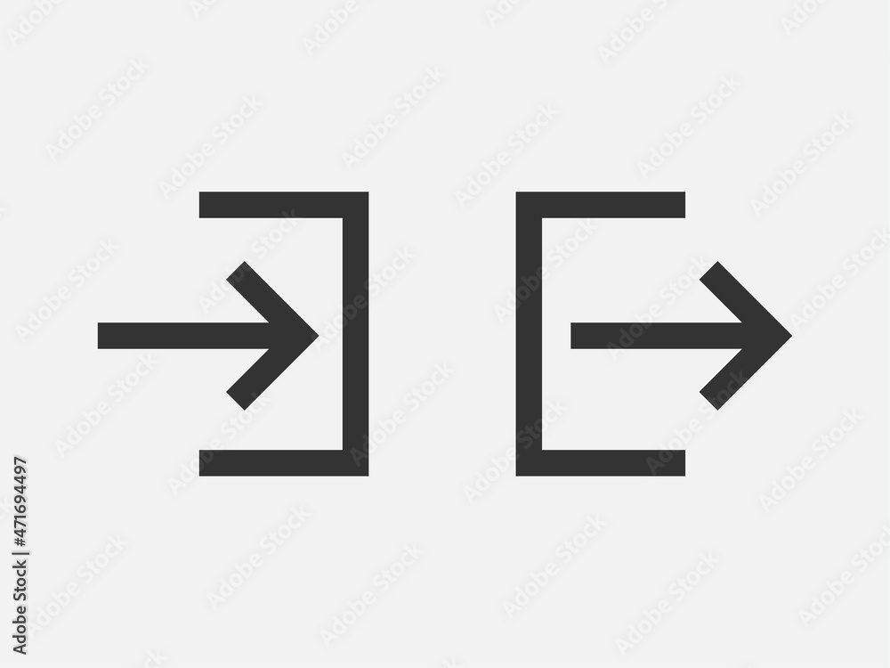 Poster close icon vector sign. cancel symbol web design. error, denied, avoid or wrong data button.