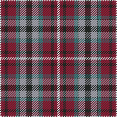 Seamless pattern of scottish tartan plaid. Repeatable background with check fabric texture. Vector backdrop striped textile print.
