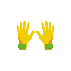 gloves logo icon design template vector