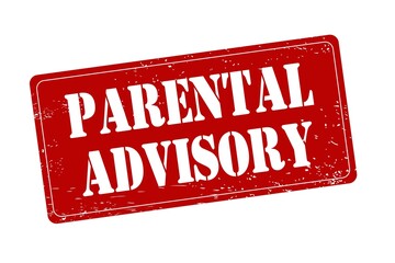 Parental advisory rubber stamp