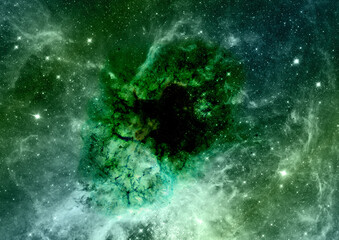 Small part of an infinite star field