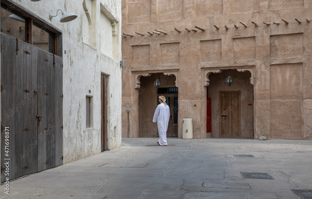 Wall mural Arab Man in Al Seef