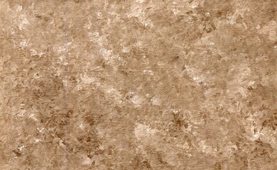 Abstract Light Brown Horizontal Grunge Background Textured Art Background. Hand drawing in oil, acrylic.