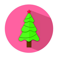 abstract christmas tree