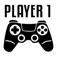 player 1 logo inspirational quotes typography lettering design