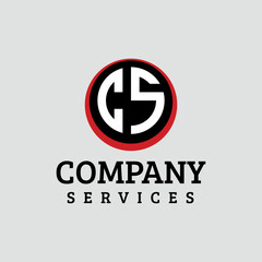 CS letter logo vector, suitable for any business.