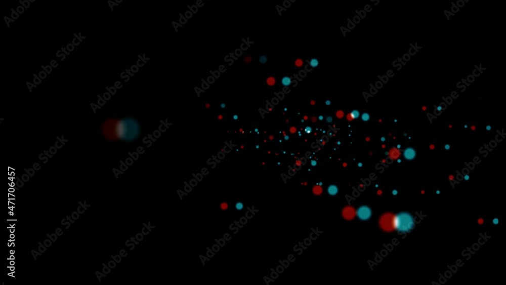 Poster abstract hologram 3d big data digital city with futuristic matrix. digital multicolored particles in