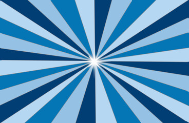 Abstraction. Background. Blue rays radiate from the center. 