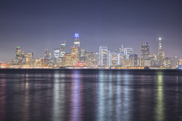 Fototapeta na wymiar San Francisco Landscape at Night