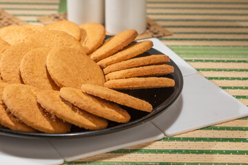 Stack of biscuits