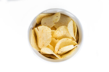 Potato chips and aloo Papri