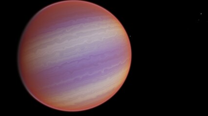 planet suitable for colonization, earth-like planet in far space, planets background 3d render