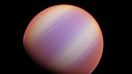 planet suitable for colonization, earth-like planet in far space, planets background 3d render