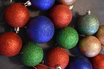 Colorful Christmas Tree Ornaments