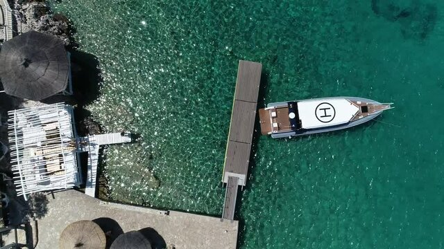 Croatia, Palmižana - dock