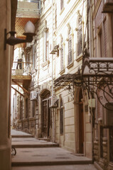 Fototapeta premium Narrow street. Architecture. Travel