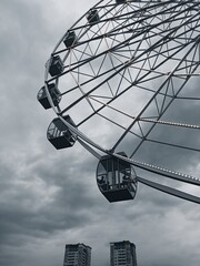 ferris wheel in the city