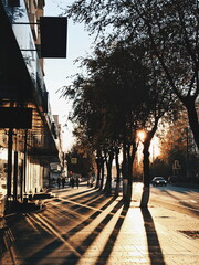 street in the city