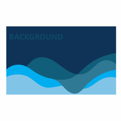 wave background vector of nature template design illustration