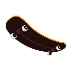 skateboard flat icon