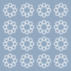 Snowflakes elegant pattern winter theme colors 