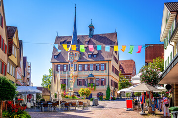 Obraz premium Rathaus, Bietigheim Bissingen, Baden-Württemberg, Deutschland 