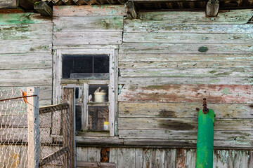 old wooden door