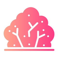 Bush gradient icon