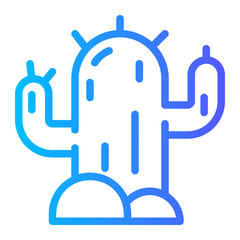 cactus gradient icon