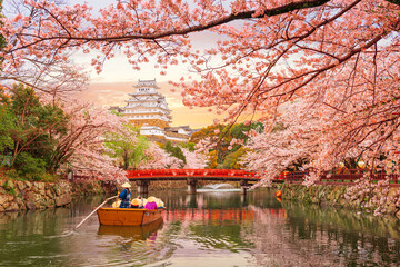 Himeji, Japan at Himeji Castle in Spring Season